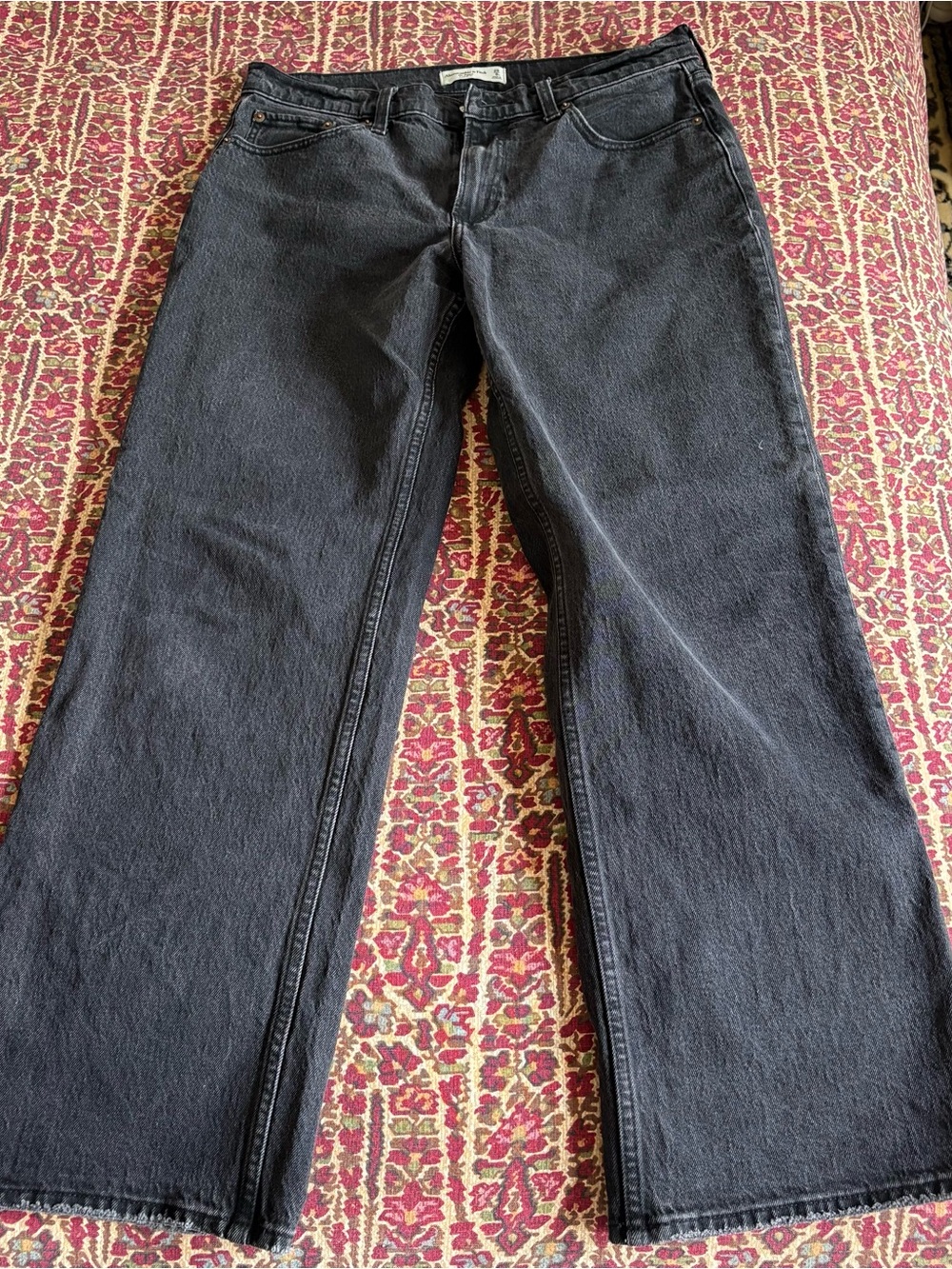 ABERCROMBIE Low Waist Wide Leg Jeans